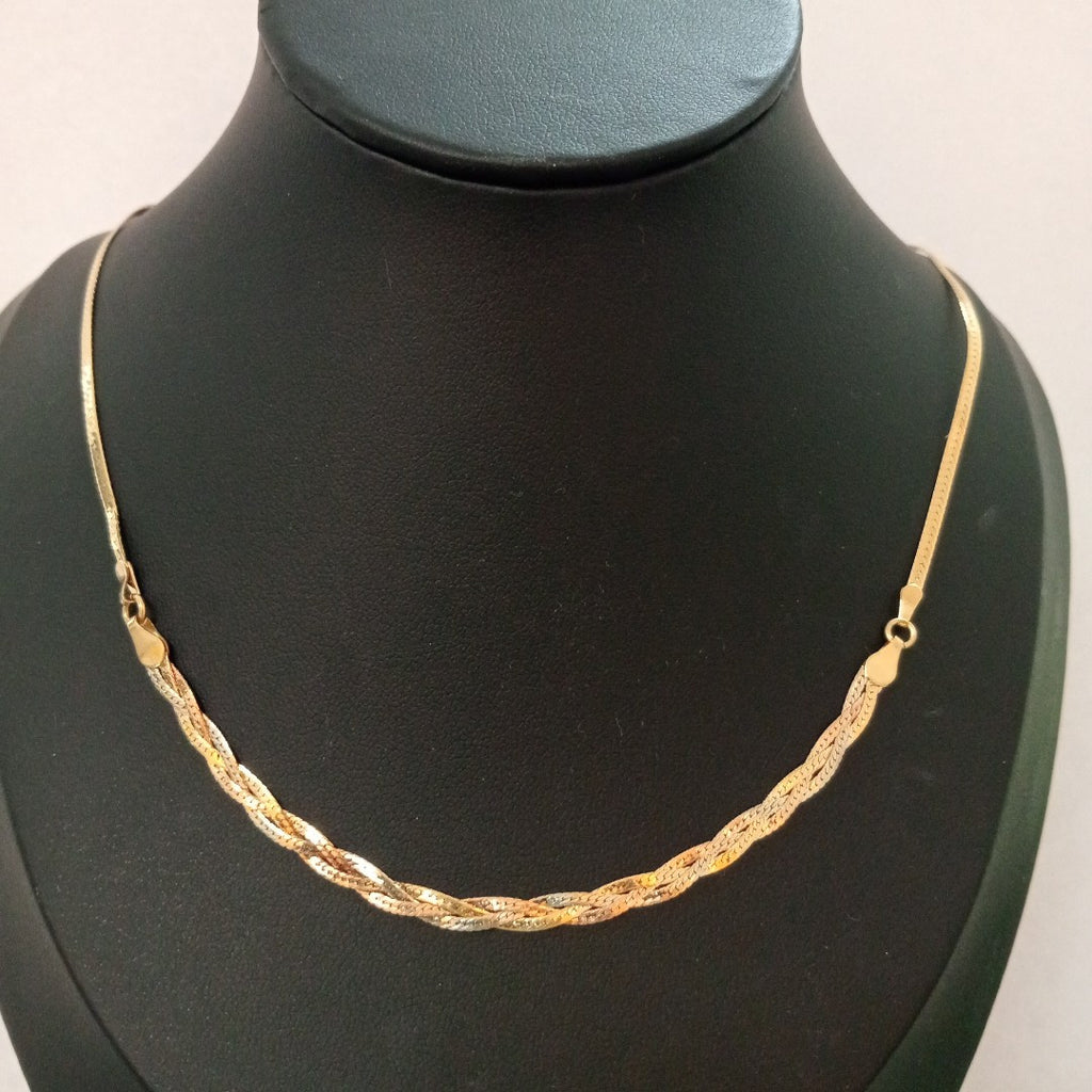 CADENA ORO COMBINADO 14 K 5.2 GRMS (SEMINUEVO)