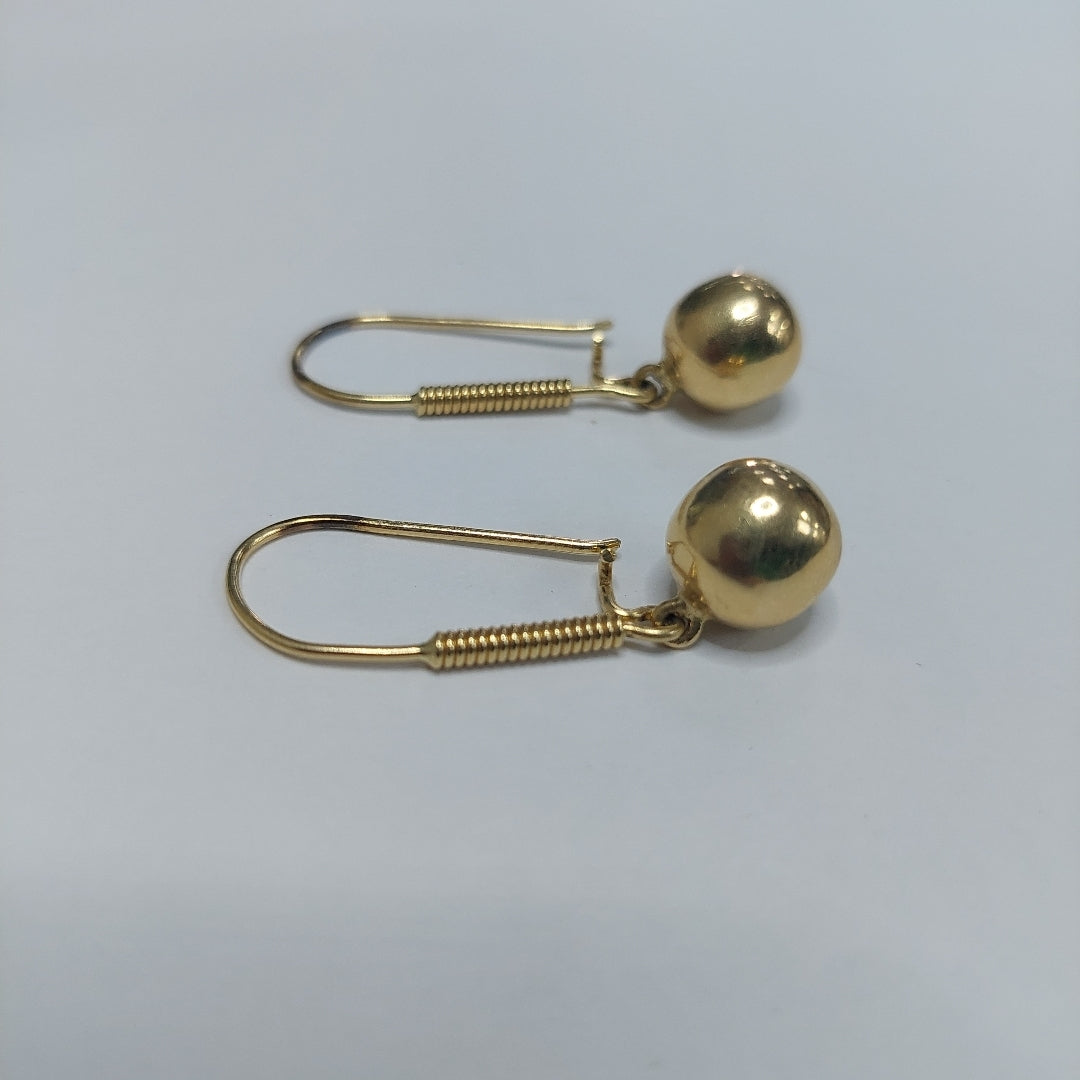 ARETES PAR ORO 14 K 4.1 GRMS (SEMINUEVO)