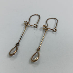 ARETES PAR ORO 10 K 1,70 GRMS (SEMINUEVO)