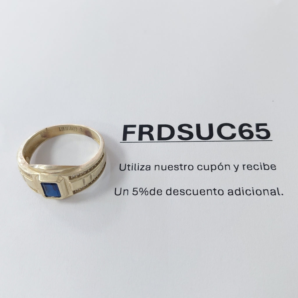ANILLO ORO 10 K 3.8 GRMS (SEMINUEVO)