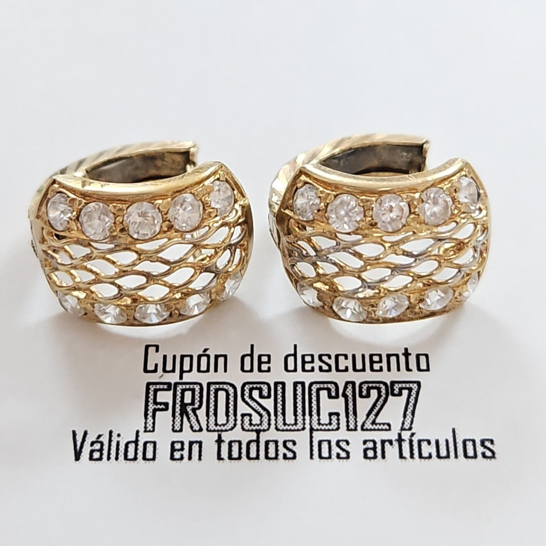 ARETES PAR ORO 10 K 4 GRMS (SEMINUEVO)