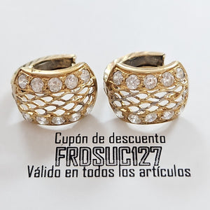 ARETES PAR ORO 10 K 4 GRMS (SEMINUEVO)