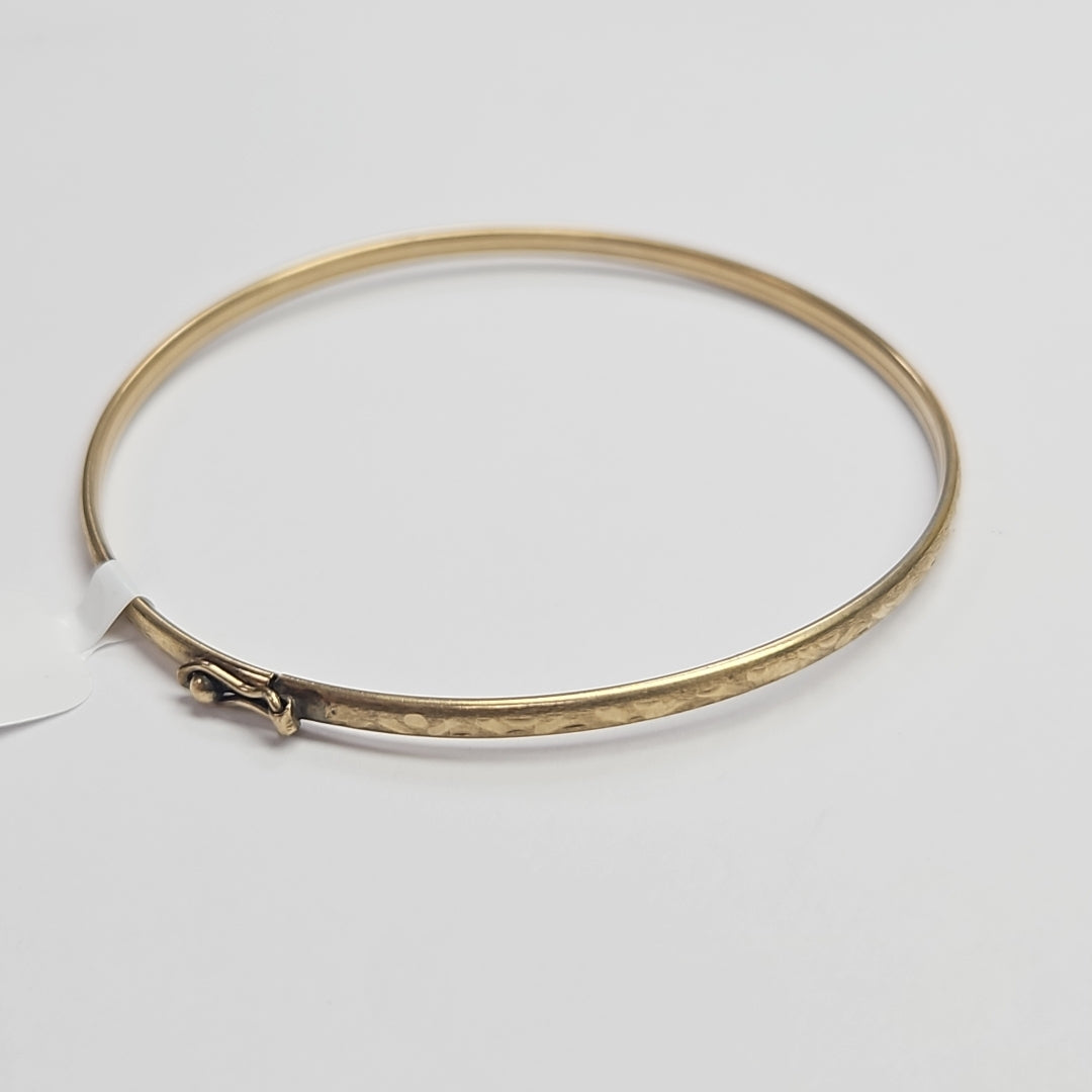 PULSERA RIGIDA ORO 10 K 4,90 GRMS (SEMINUEVO)