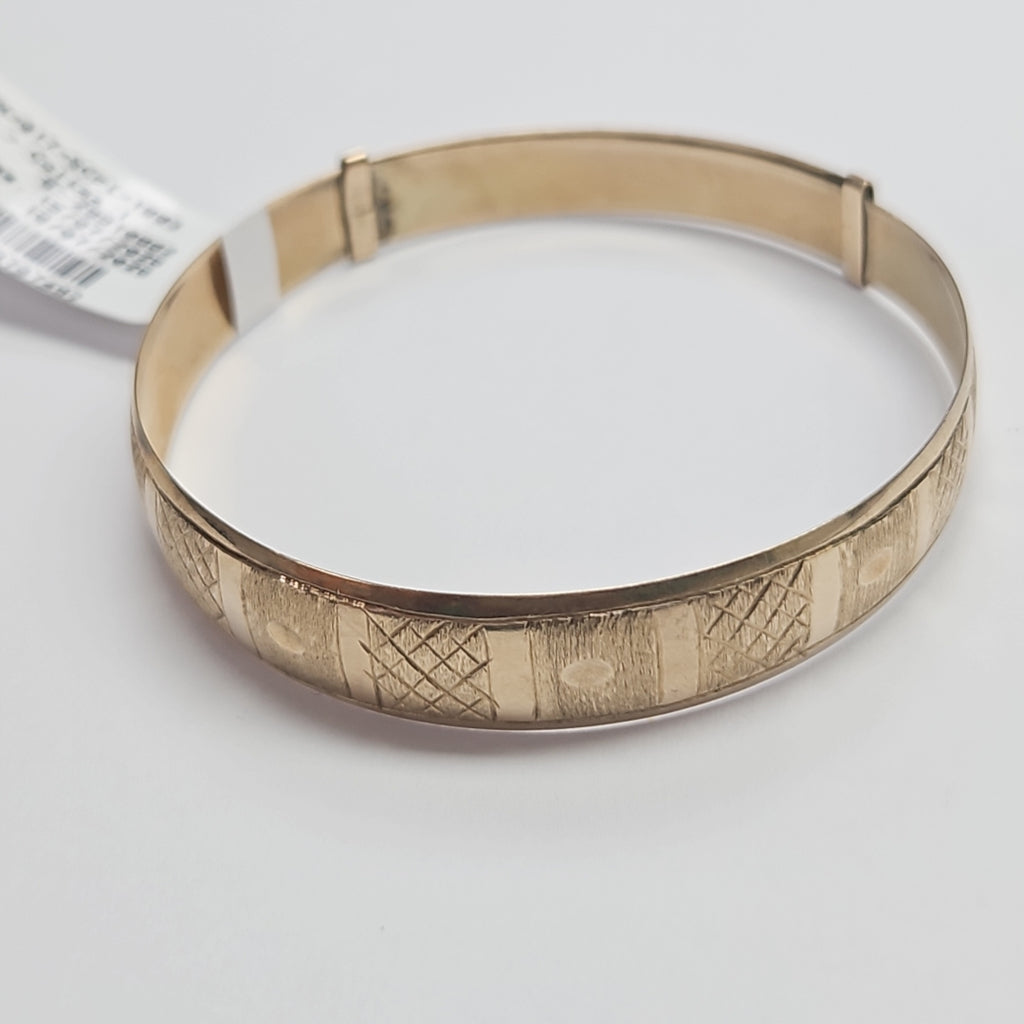PULSERA RIGIDA ORO 10 K 7,50 GRMS (SEMINUEVO)