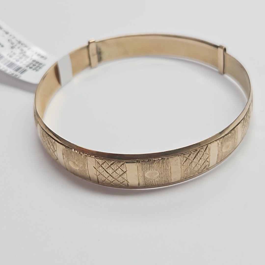 PULSERA RIGIDA ORO 10 K 7,50 GRMS (SEMINUEVO)