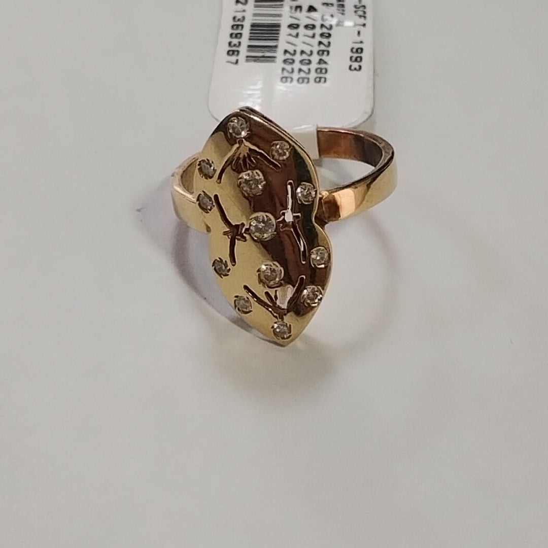 ANILLO ORO 14 K 4.6 GRMS (SEMINUEVO)