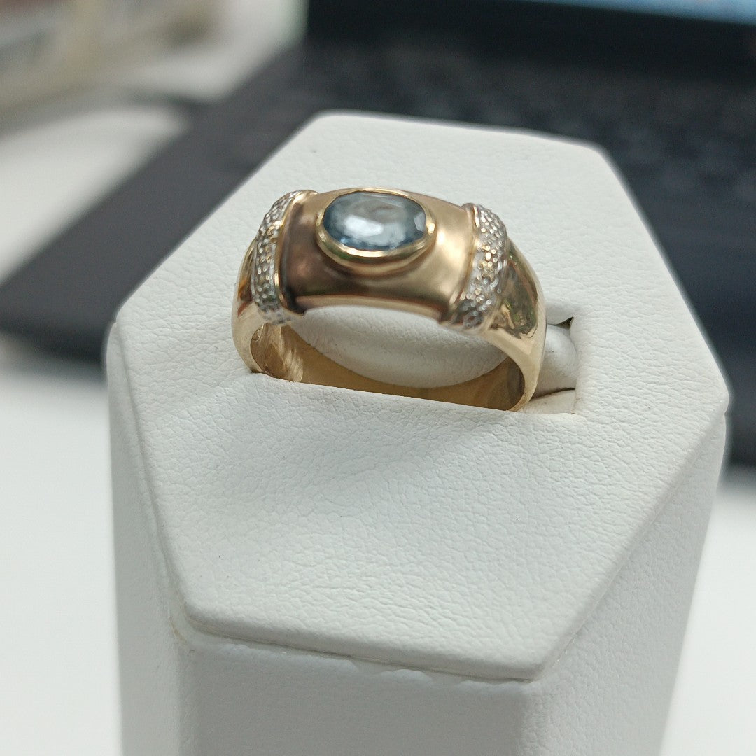 ANILLO ORO 14 K 4.7 GRMS (SEMINUEVO)