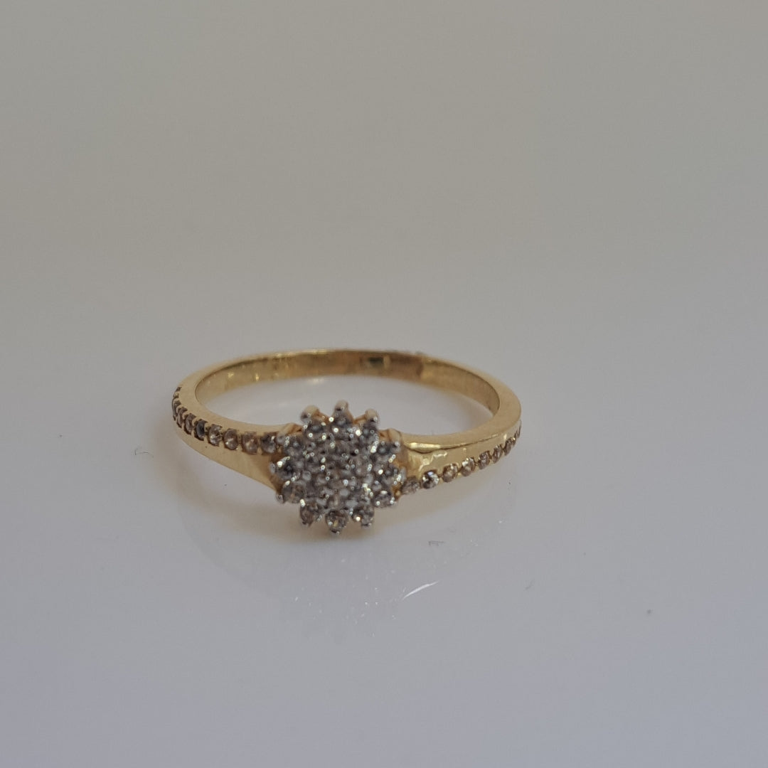 ANILLOS DAMA ORO 14K 2 (NUEVO)