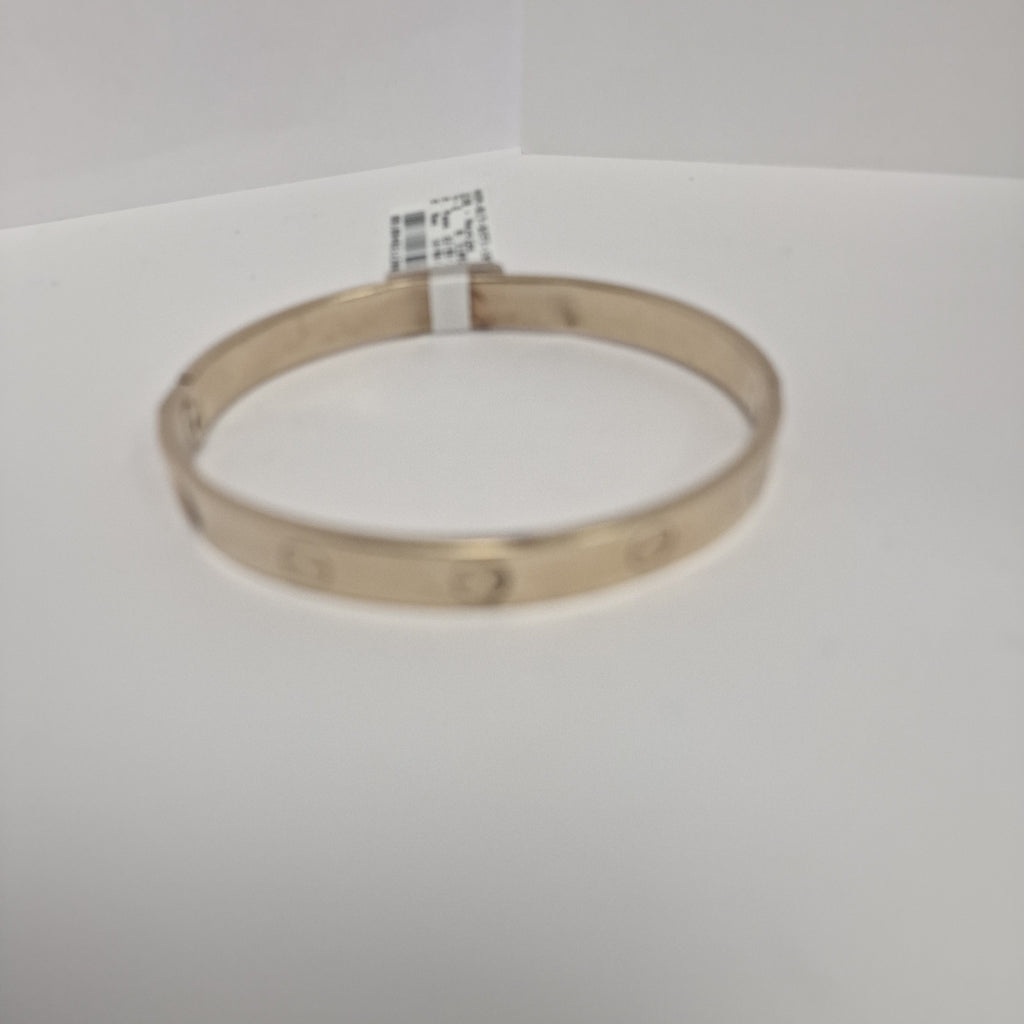 PULSERA RIGIDA ORO 10 K 7.6 GRMS (SEMINUEVO)