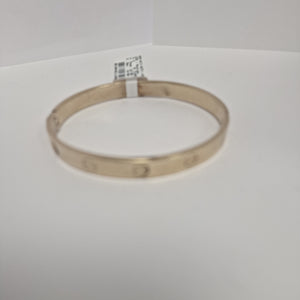 PULSERA RIGIDA ORO 10 K 7.6 GRMS (SEMINUEVO)
