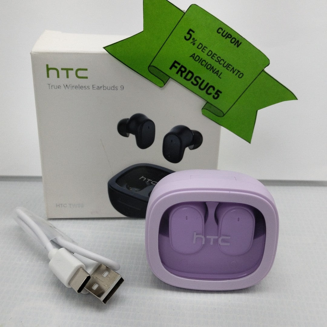 AUDIFONOS HTC EARBUDS 9 INALAMBRICO IN EAR (SEMINUEVO)