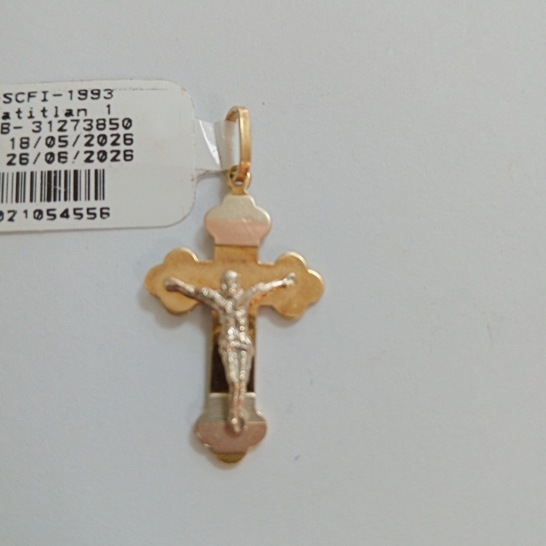 CRUCIFIJO ORO 14 K 2.3 GRMS (SEMINUEVO)