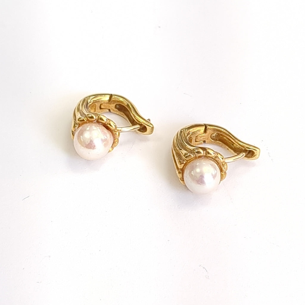 ARETES PAR ORO 18 K 10,50 GRMS (SEMINUEVO)
