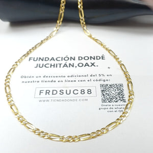 CADENA 3X1 10.4G 50 CM 14K (NUEVO)