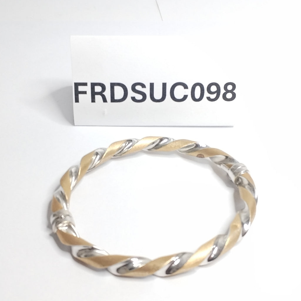 PULSERA RIGIDA ORO, ORO COMBINADO 14 K 12 GRMS (SEMINUEVO)