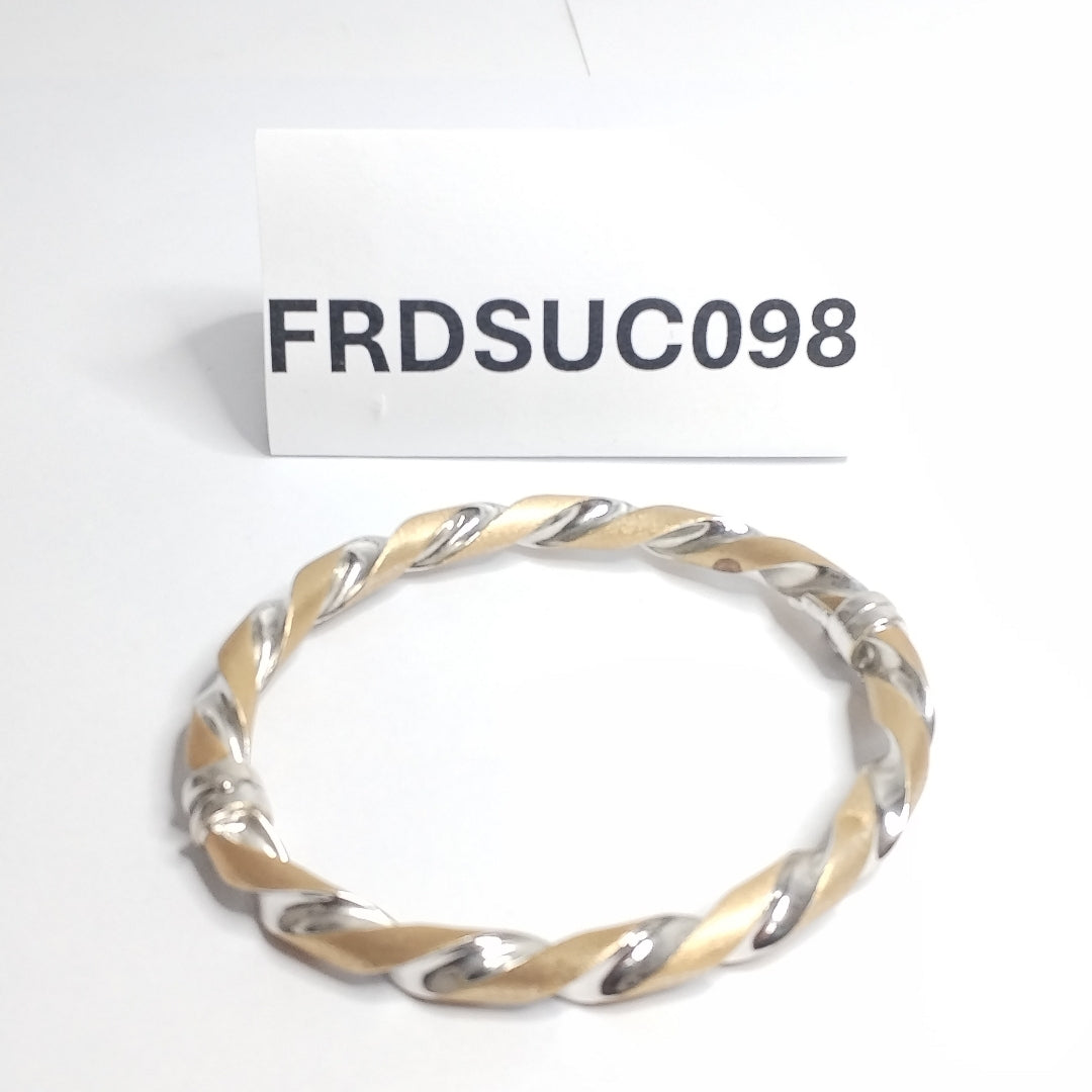 PULSERA RIGIDA ORO, ORO COMBINADO 14 K 12 GRMS (SEMINUEVO)