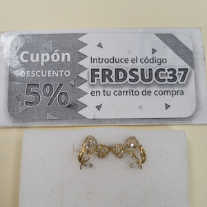ARETES PAR ORO 10 K 2.1 GRMS (SEMINUEVO)