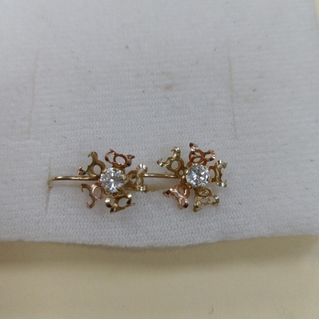 ARETES PAR ORO 10 K 1.5 GRMS (SEMINUEVO)