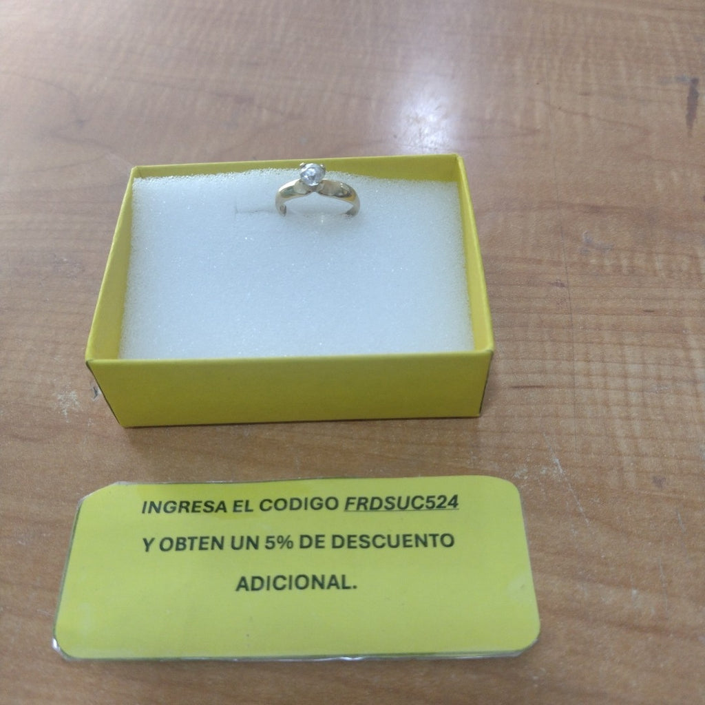 SOLITARIO ORO 14 K 2,50 GRMS (SEMINUEVO)