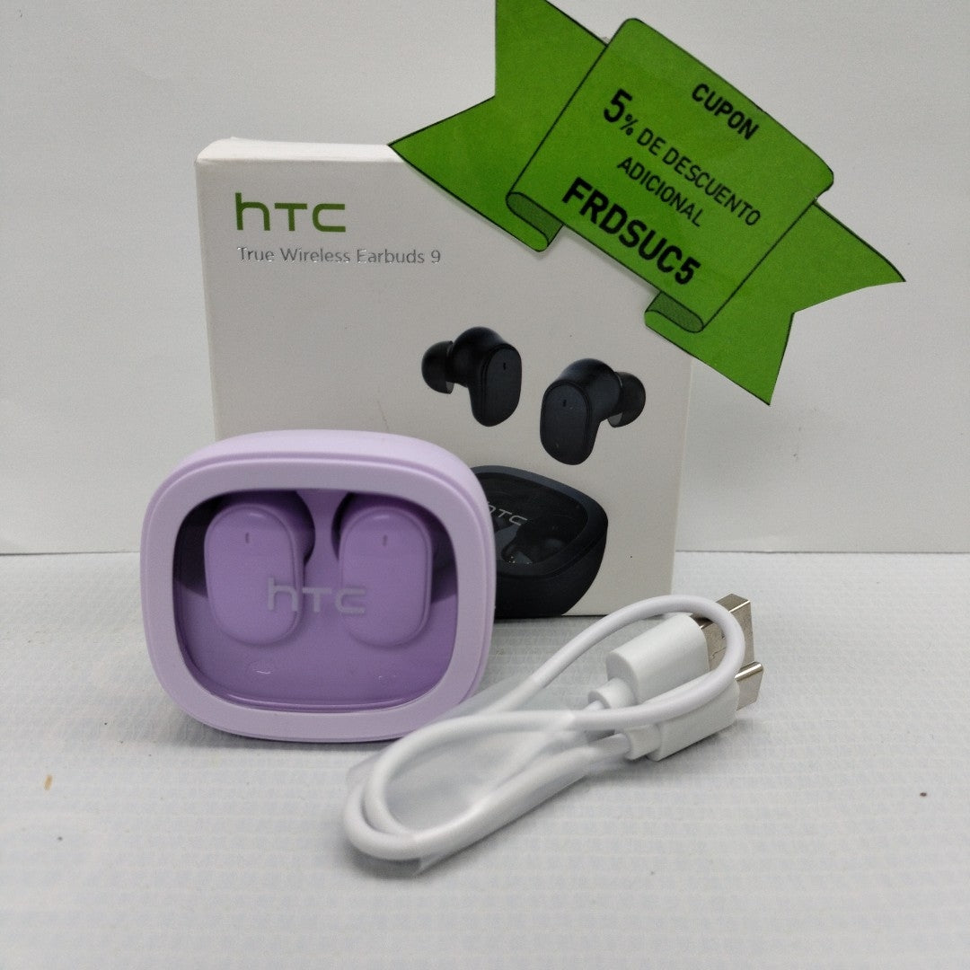 AUDIFONOS HTC EARBUDS 9 INALAMBRICO IN EAR (SEMINUEVO)