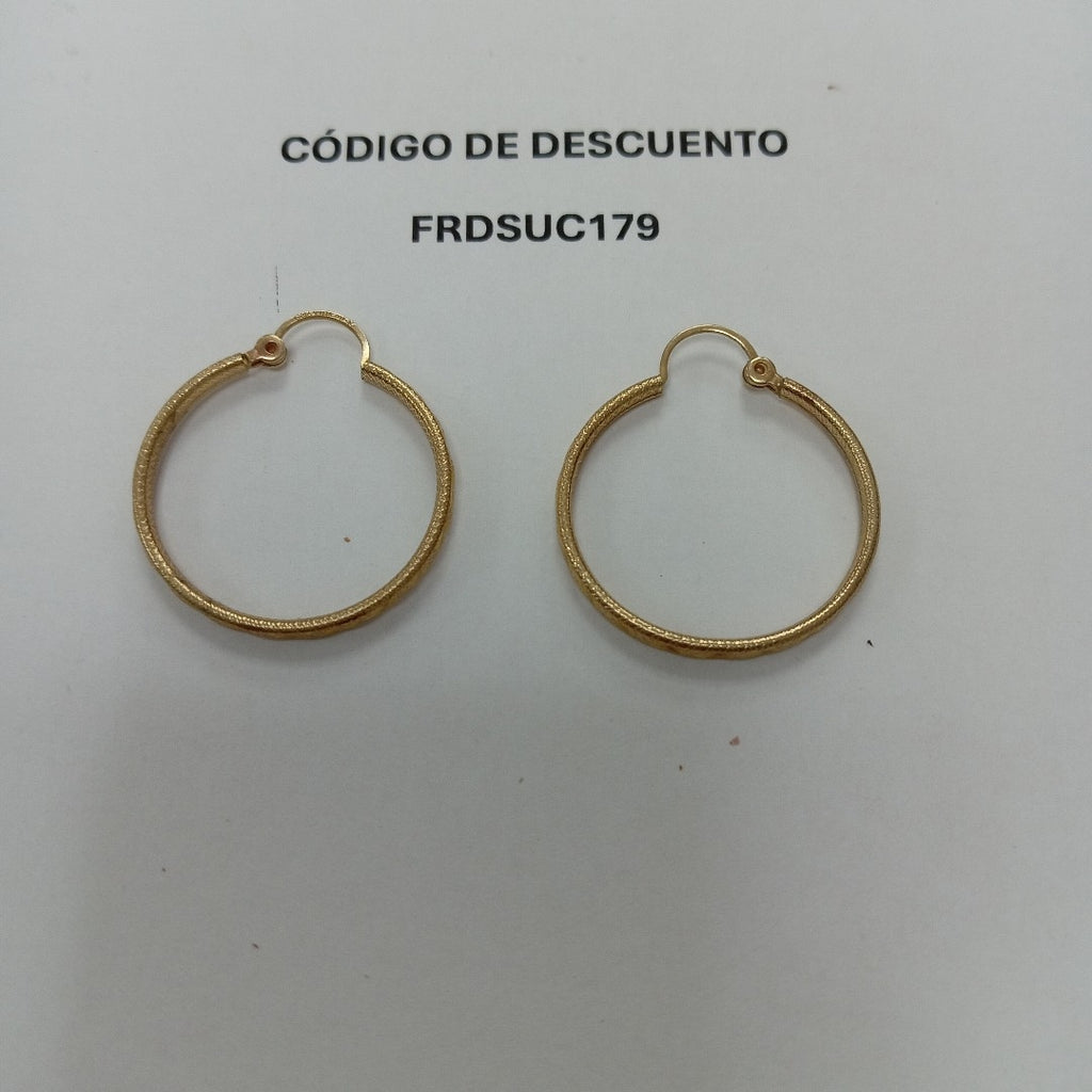 ARETES PAR ORO 10 K 2.3 GRMS (SEMINUEVO)
