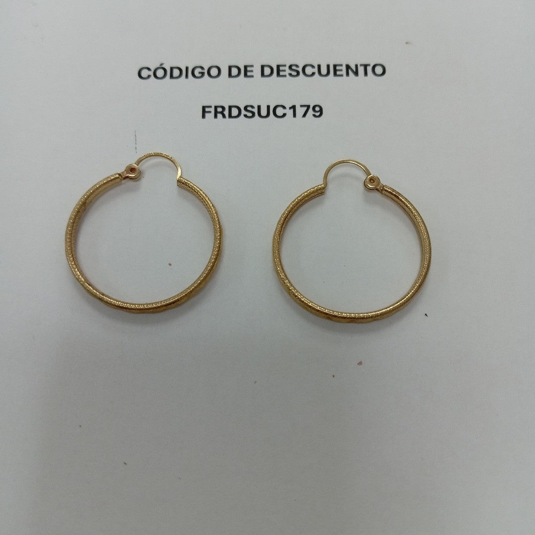 ARETES PAR ORO 10 K 2.3 GRMS (SEMINUEVO)