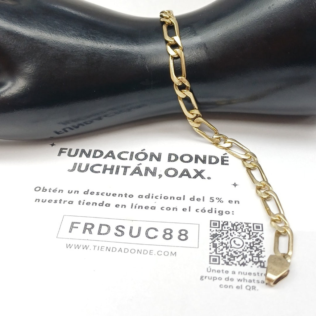 PULSERA ORO 14 K 13.9 GRMS (SEMINUEVO)