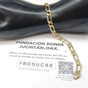 PULSERA ORO 14 K 13.9 GRMS (SEMINUEVO)