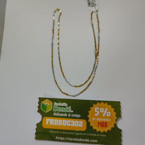 CADENA ORO 14 K 4.3 GRMS (SEMINUEVO)