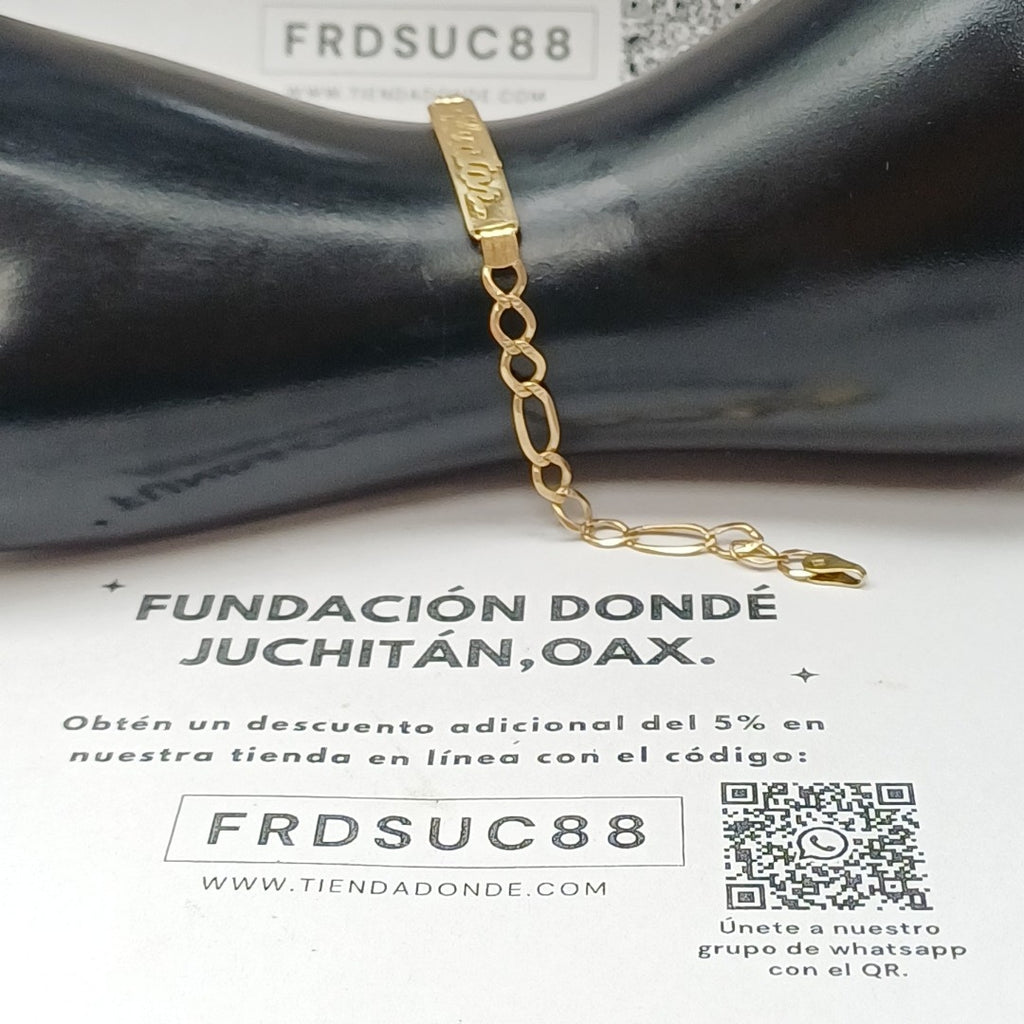 ESCLAVA ORO 10 K 4.4 GRMS (SEMINUEVO)