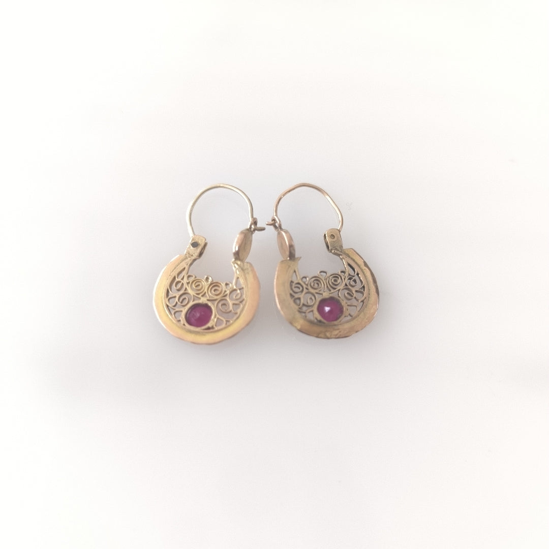 ARETES PAR ORO 10 K 2.1 GRMS (SEMINUEVO)