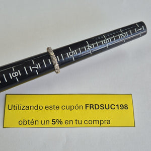 ANILLITO ORO BLANCO 10 K 3,60 GRMS (SEMINUEVO)
