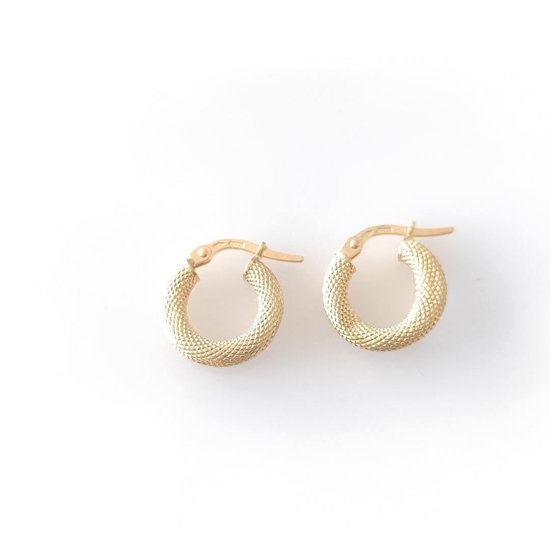 ARRACADAS PAR ORO 18 K 1.4 GRMS (SEMINUEVO)