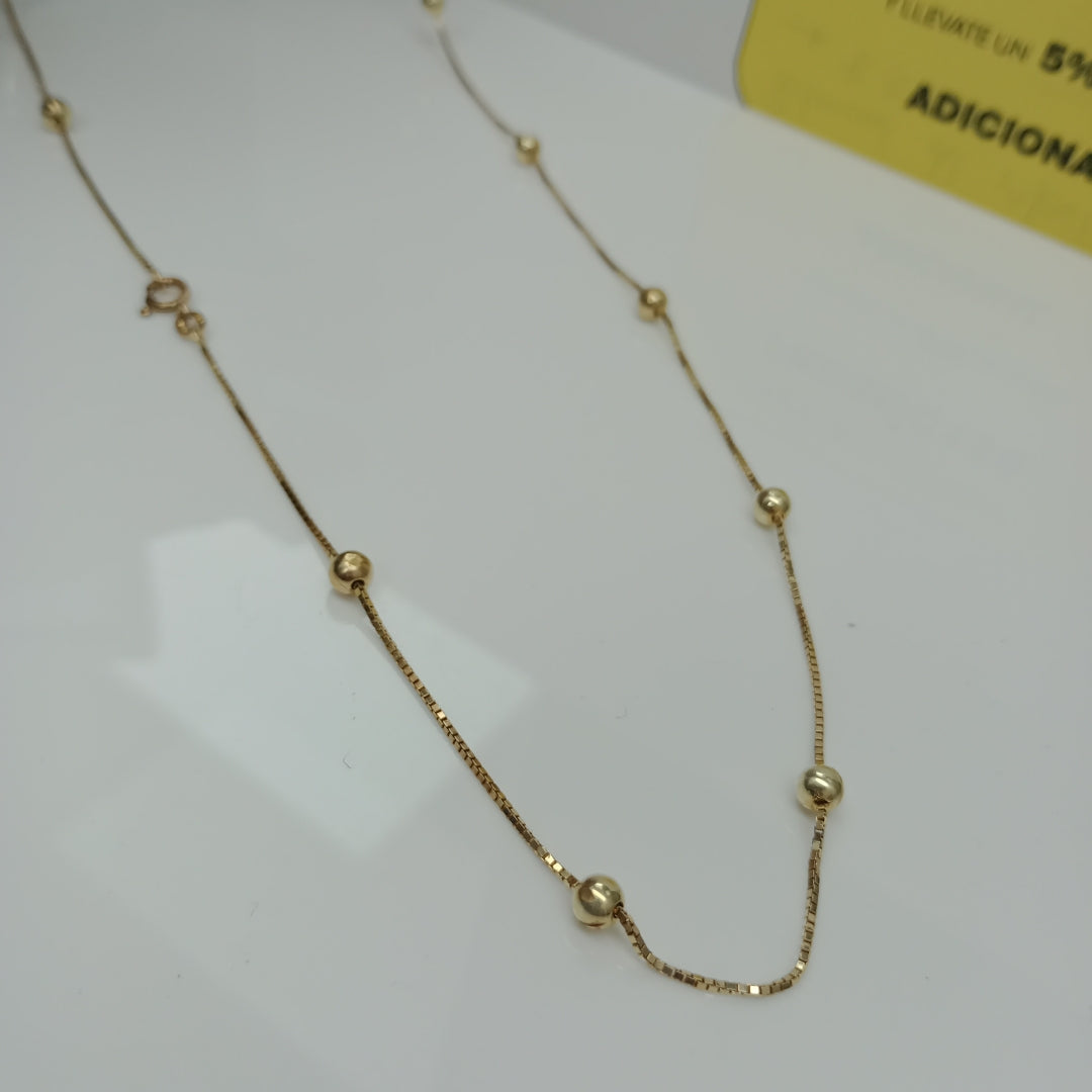 COLLAR ORO 14 K 8,00 GRMS (SEMINUEVO)