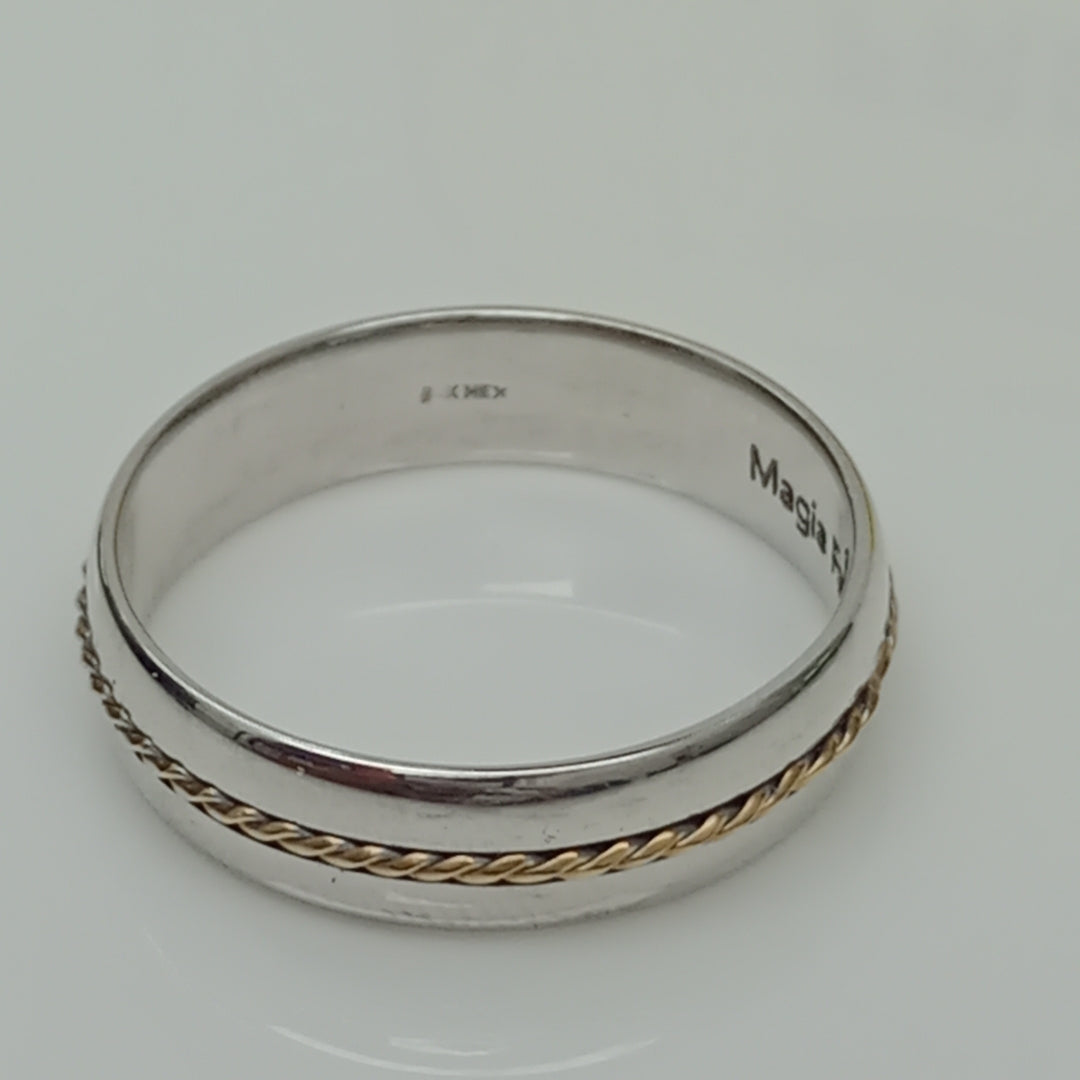 ARGOLLA ORO BLANCO 14 K 5,60 GRMS (SEMINUEVO)