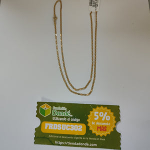 CADENA ORO COMBINADO 14 K 4,50 GRMS (SEMINUEVO)