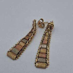 ARETES PAR ORO 14 K 3,70 GRMS (SEMINUEVO)
