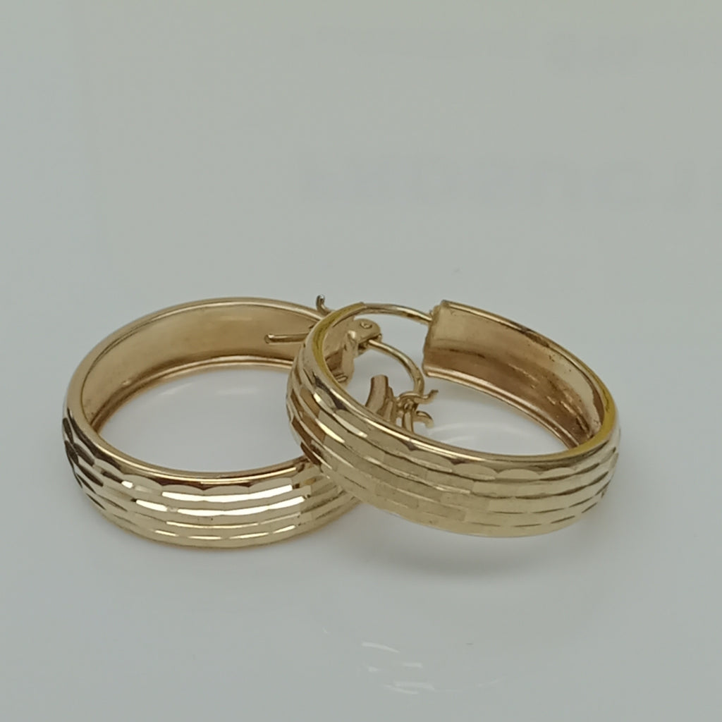 ARRACADAS PAR ORO 10 K 2.8 GRMS (SEMINUEVO)