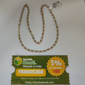 CADENA ORO 14 K 6.8 GRMS (SEMINUEVO)