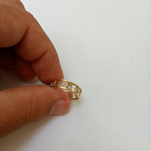 ARGOLLA DE LA SUERTE ORO 14 K 2,40 GRMS (SEMINUEVO)