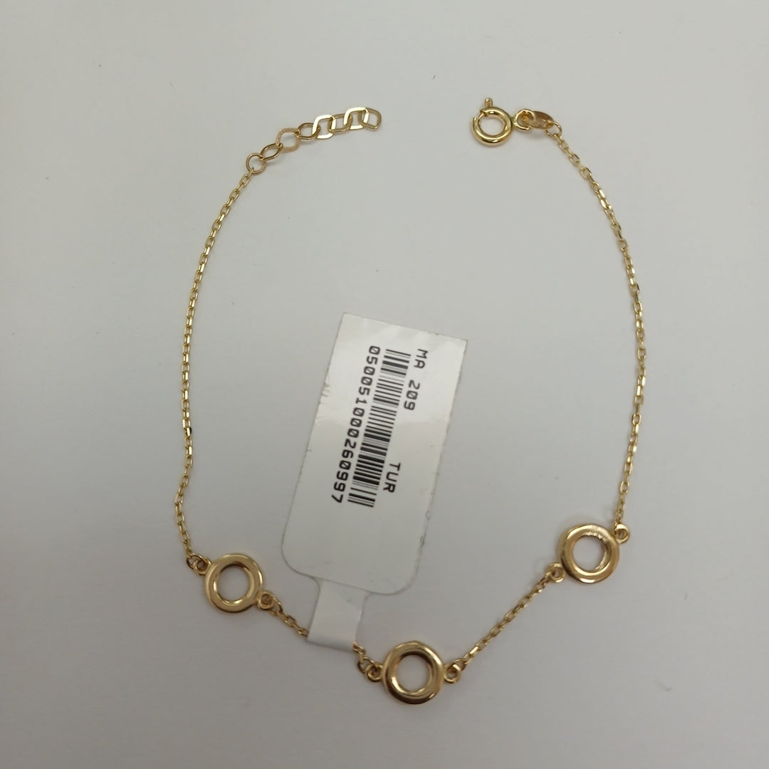 PULSERAS DAMA ORO 14K 1.3 (NUEVO)