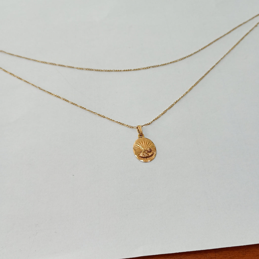 CADENA,DIJE ORO 14 K 2,70 GRMS (SEMINUEVO)