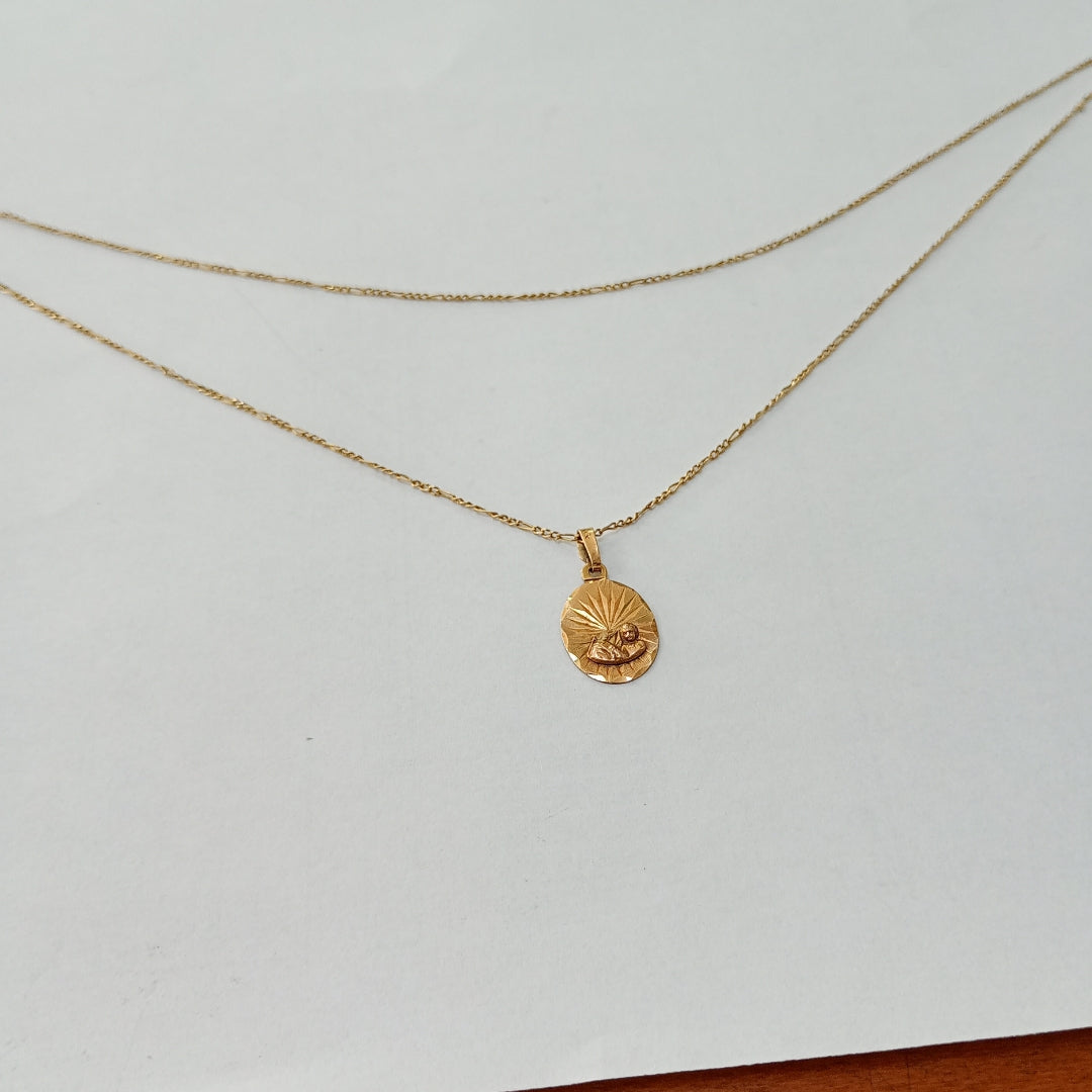 CADENA,DIJE ORO 14 K 2,70 GRMS (SEMINUEVO)