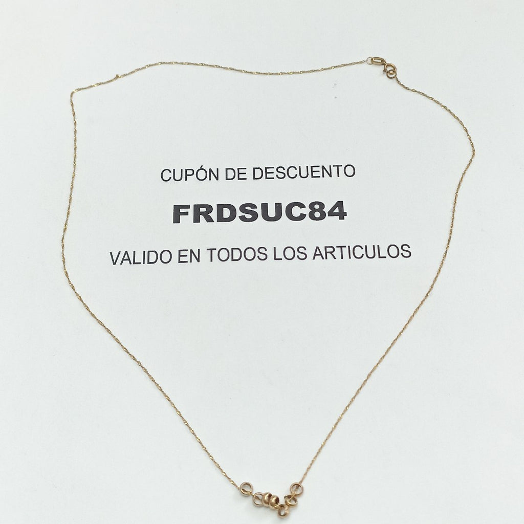 CADENA ORO 14 K 1,00 GRMS (SEMINUEVO)