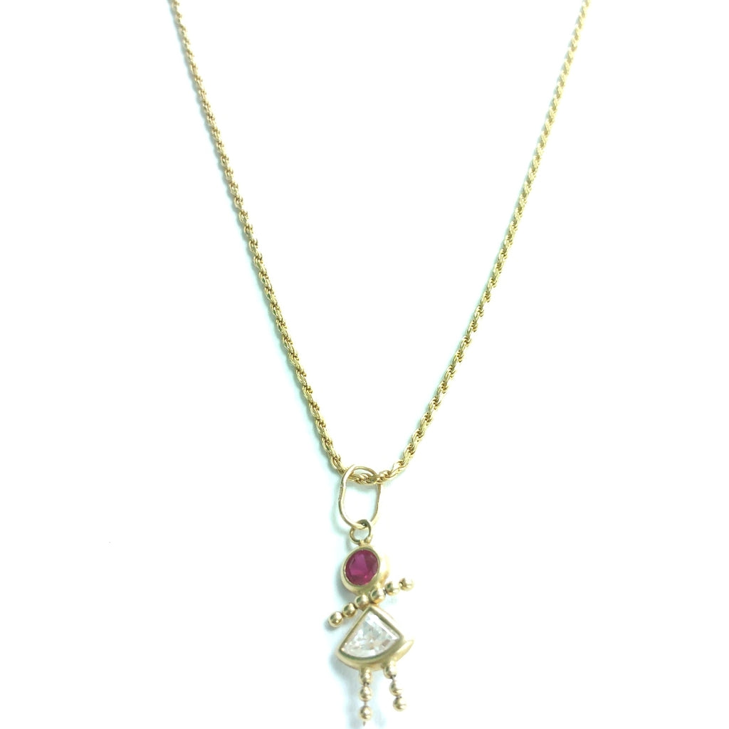 CADENA, DIJE ORO 14 K 4.7 GRMS (SEMINUEVO)