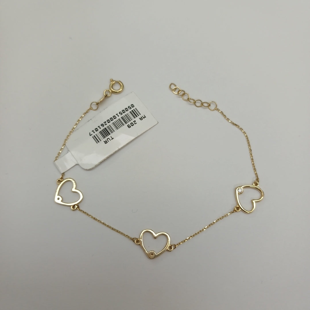 PULSERAS DAMA ORO 14K 1.5 (NUEVO)