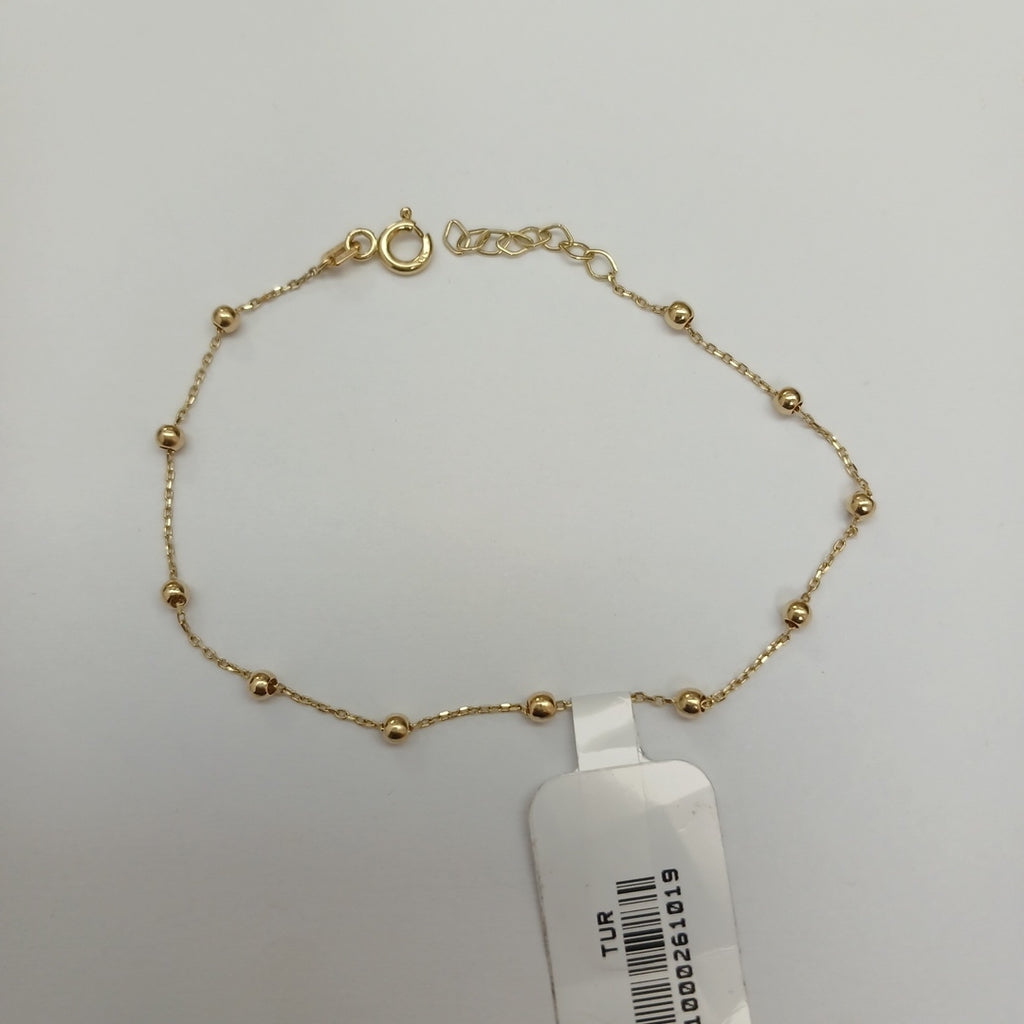 PULSERAS DAMA ORO 14K 1.1 (NUEVO)