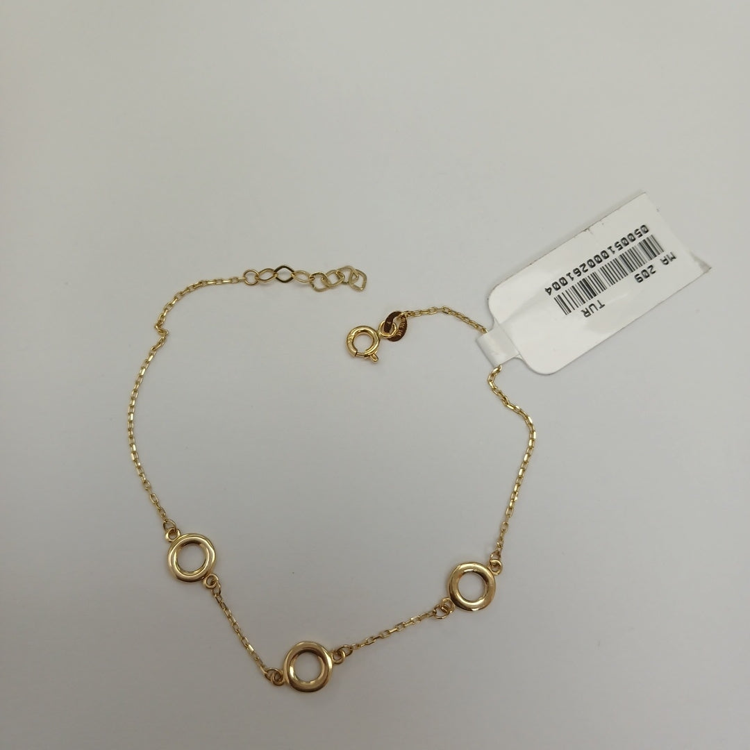 PULSERAS DAMA ORO 14K 1.3 (NUEVO)