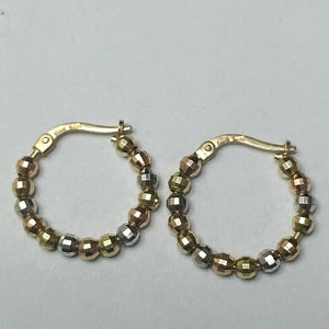 ARRACADAS PAR ORO 14 K 2.8 GRMS (SEMINUEVO)