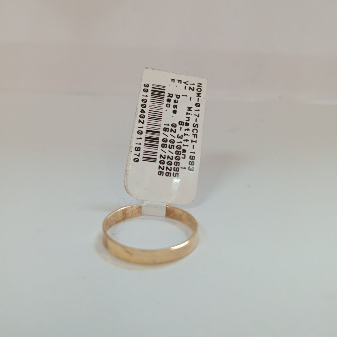 ARGOLLA ORO 18 K 1.2 GRMS (SEMINUEVO)